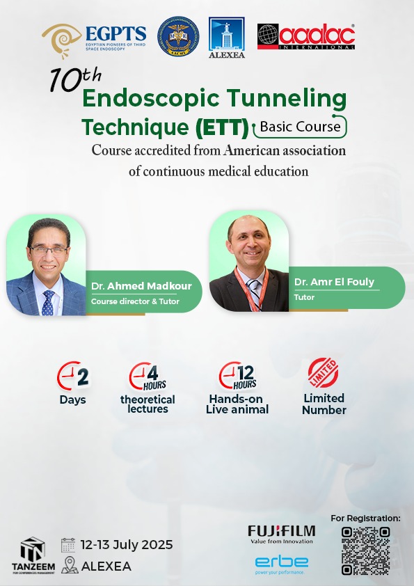 10th Endoscopic Tunneling Technique (ETT)