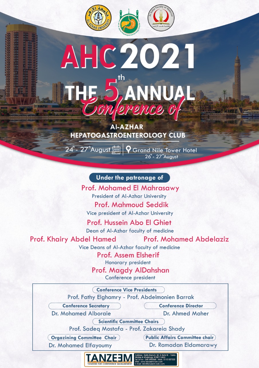 AHC 2021 The 5th Annual Conference of Al Azhar Hepatogastroenterology Club