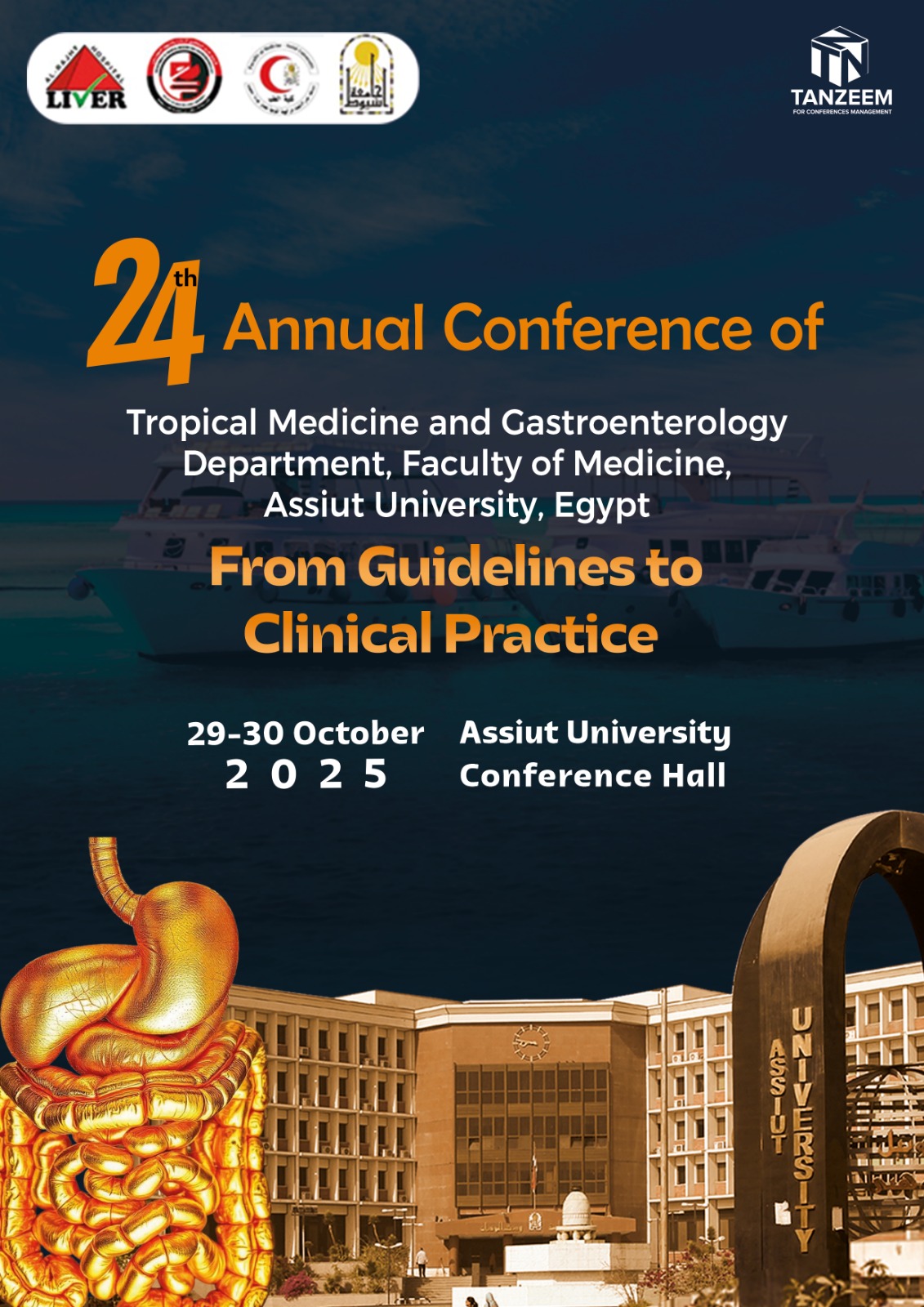 The 24th Annual Conference of Tropical Medicine and Gastroenterology Department, Faculty of Medicine, Assiut University, Egypt.